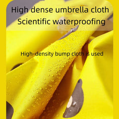 Bone Vinyl Umbrella Sunscreen Manual Folding Umbrella 96 Sun Protection