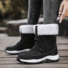 Women's Waterproof Snow Boots High Top Hiking Boots