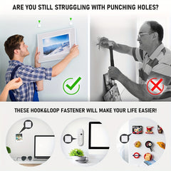 0.79in Square Adhesive Dots - Sticky Back Hook and Loop Fastener