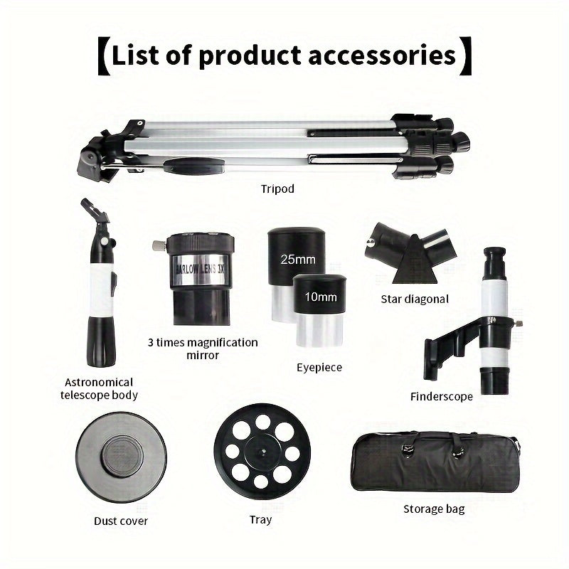 Professional Astronomical Monocular HD High Power Telescope