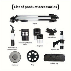 Professional Astronomical Monocular HD High Power Telescope