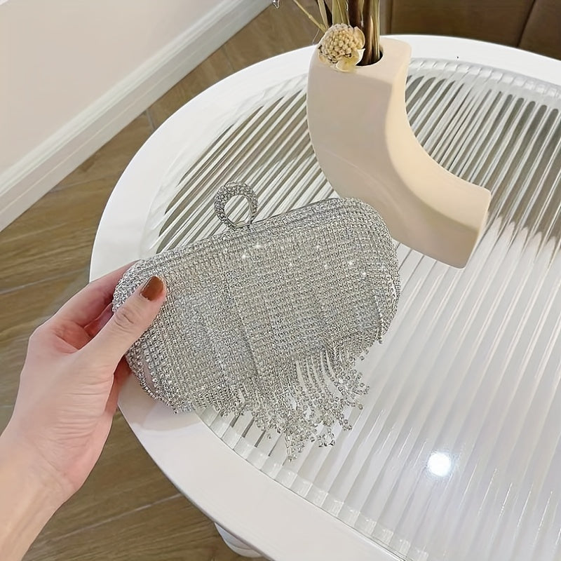 Rhinestone Evening Bag Glitter Dinner Clutch Handbag