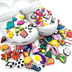Cartoon Drip Plastic Shoe Buckles 50pcs Pack Shoe Decorations