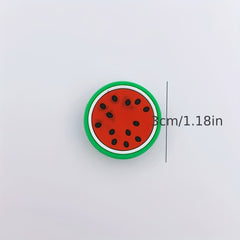 12pcs Cartoon Fruit Shoe Charm Strawberry Clogs DIY Decoration