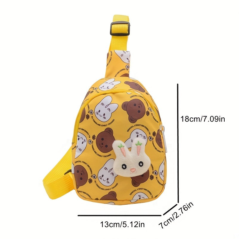 Rabbits Pattern Chest Bag Shoulder Bag