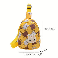 Rabbits Pattern Chest Bag Shoulder Bag