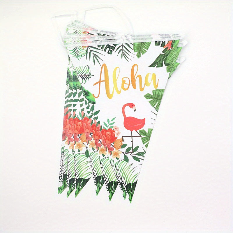 Tropical Hawaiian Flamingo Party Tableware Set For 20 Guests