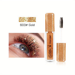 12 Colored Glitter Volumizing Mascara Shimmer Finish