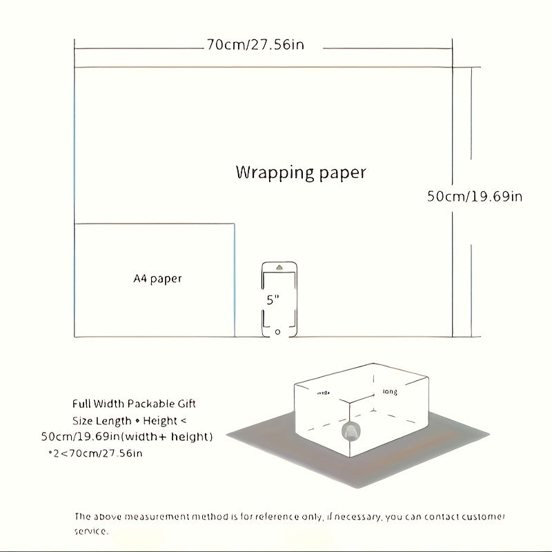 Christmas Birthday Gift Wrapping Paper Arts Crafts Decorations