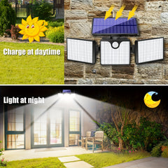 266LED Sensor Light Bright Waterproof Motion Sensor Light for Outdoor Porch