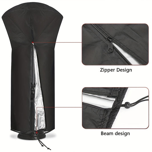 Outdoor Patio Heater Cover 210D Oxford Fabric Waterproof