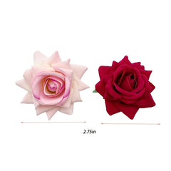 Bohemian Rose Flower Hairpin Brooch Hair Styling Accessories for Women Girls