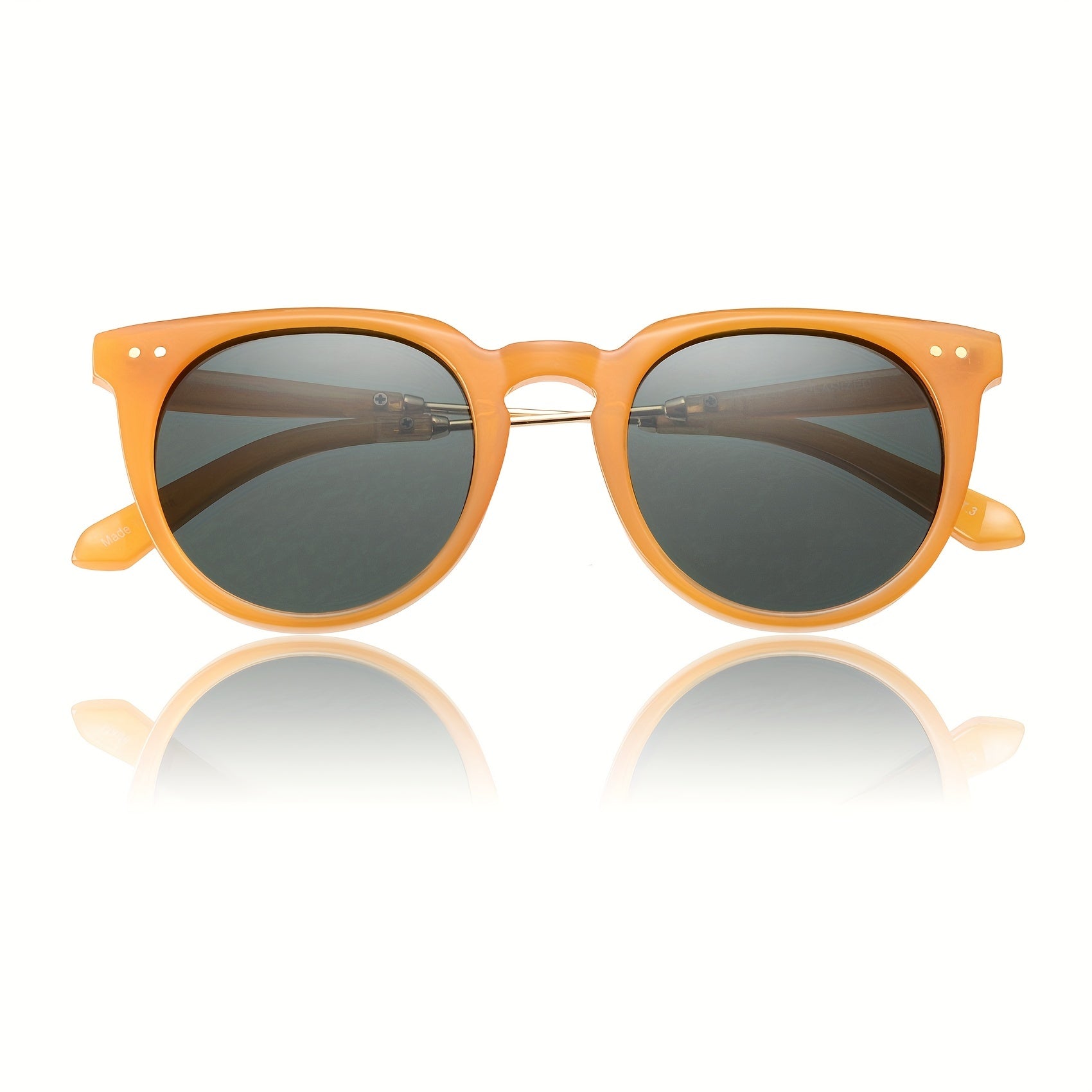 Retro Round Polarized Sunglasses UV400 Unisex Outdoor Cycling Riding