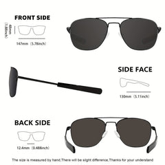 Fashionable Square UV Protection Sunglasses for Camping Cycling Travel