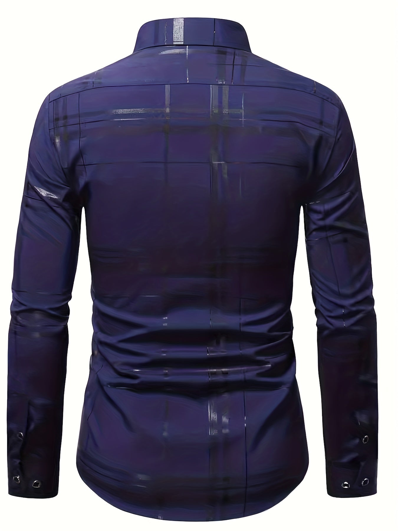 Men's Semi formal Stripe Button Up Shirt for Spring/Fall