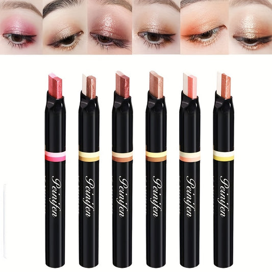 2 In 1 Double Gradient Velvet Shimmer Eye Shadow Stick