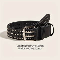 Y2K Rivet Eyelet Belt for Women