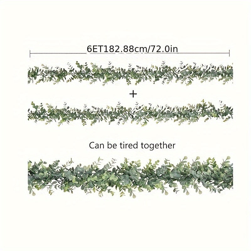 Artificial Eucalyptus Wreath Green Vine for Wedding Background Arch Wall Decor
