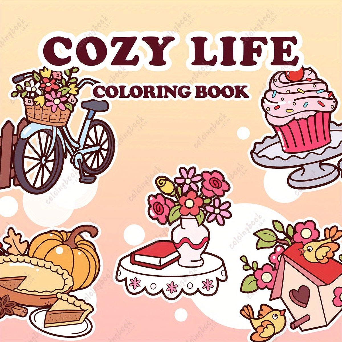 LZX Upgraded Deluxe Thickened Paper Coloring Book - 22 Pages