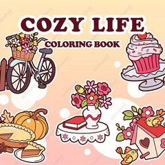 LZX Upgraded Deluxe Thickened Paper Coloring Book - 22 Pages