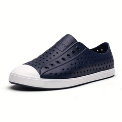 Women's Hollow Out Flat Shoes Round Toe Slip On Shoes