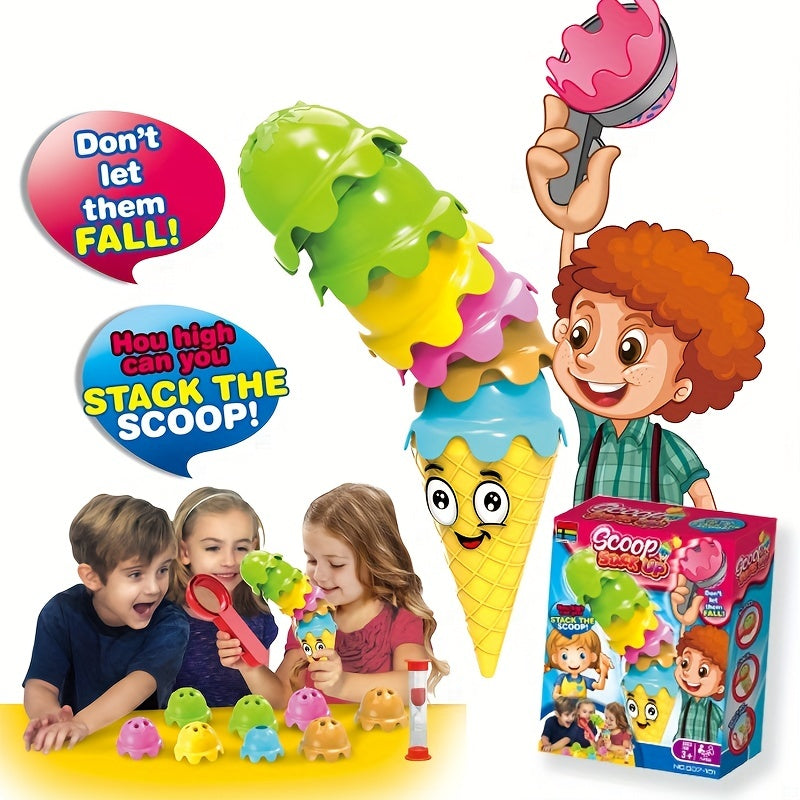 Balance Stacking Ice Cream Game Toy