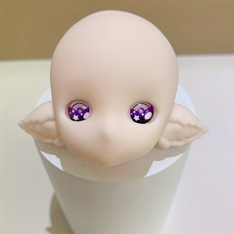 12pcs 14mm Doll Eyes DIY Doll Crafts Semi circular Plastic Eyes