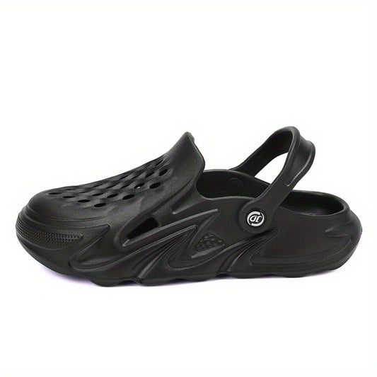 Men's Lightweight Comfy Clogs Hollow Out Non Slip Garden Shoes Summer