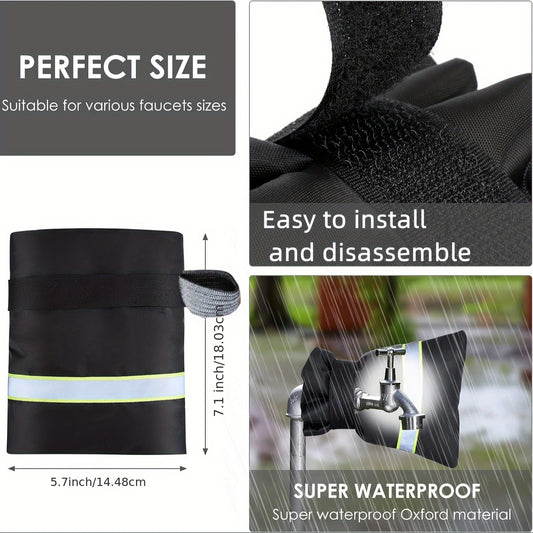 Winter Antifreeze Faucet Cover With Reflective Strip