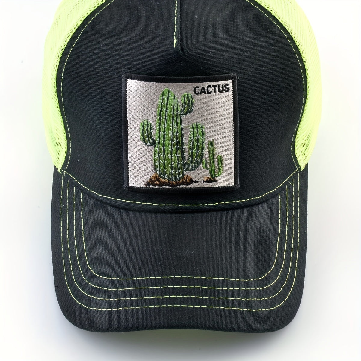 Sunshade Cactus Embroidery Print Baseball Cap for Outdoor Sport