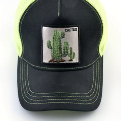 Sunshade Cactus Embroidery Print Baseball Cap for Outdoor Sport