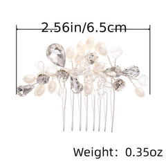Crystal Bridal Hair Comb Rhinestone Wedding Headpiece