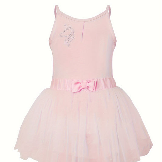 Girls Cotton Sleeveless Tutu Ballet Dress Dance Leotard