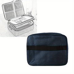 Large Capacity Document Storage Bag with Code Lock