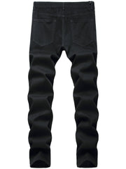 Men's Ripped Slim Hip Hop Style Jeans