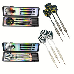 3pcs 20g Professional Steel Tip Darts Set with Storage Box