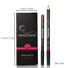 12 Colors Matte Lip Liner Pencil Set Waterproof Long Lasting Velvet Lip Liners