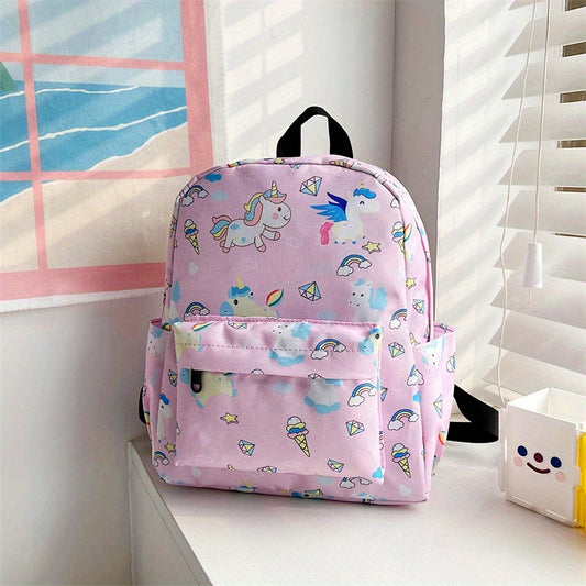 Small Dinosaur Pattern Backpack for Kids