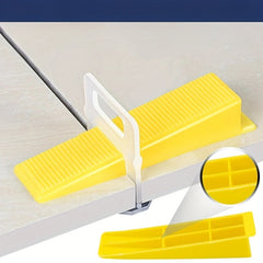 Tile Leveling System - 1202pcs with Plier, Mallet, Spacers, Clips and Wedges