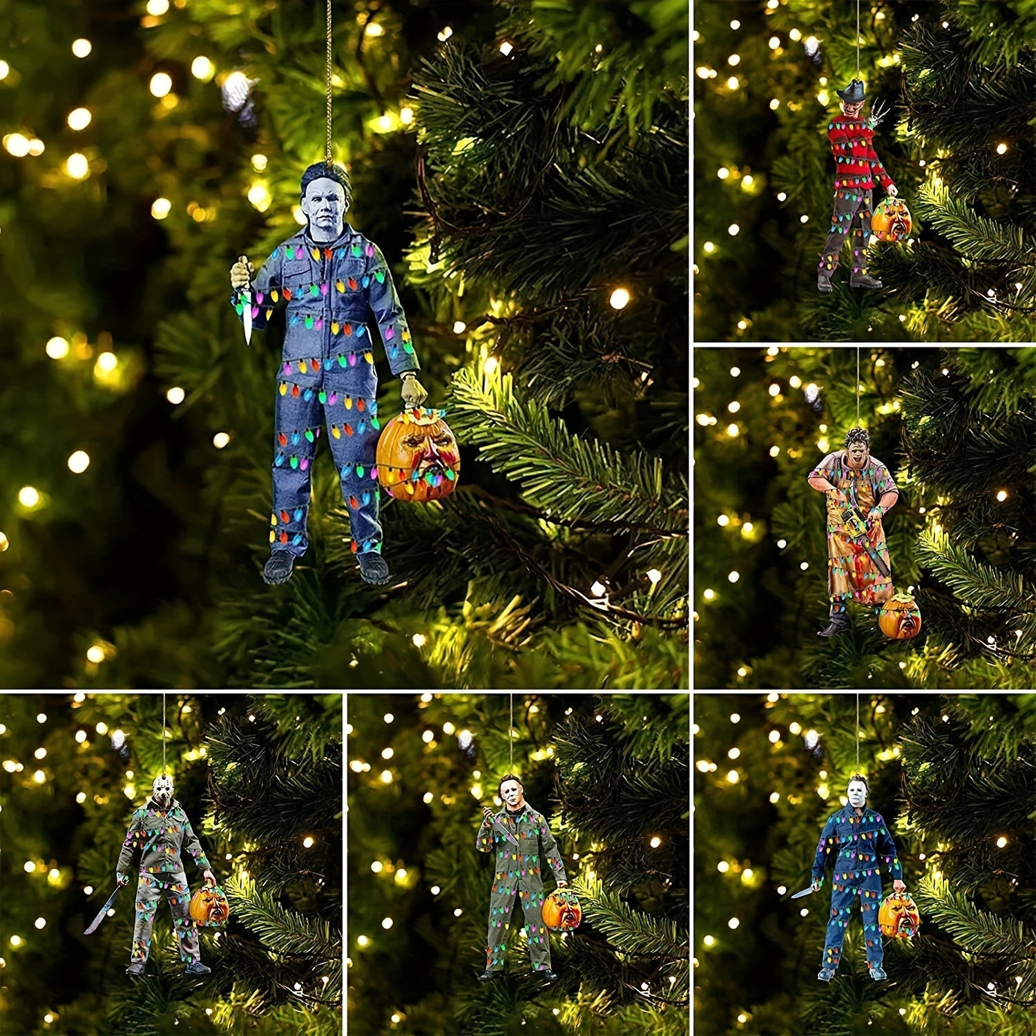 Classic Horror Character Pendant for Halloween Christmas Birthdays