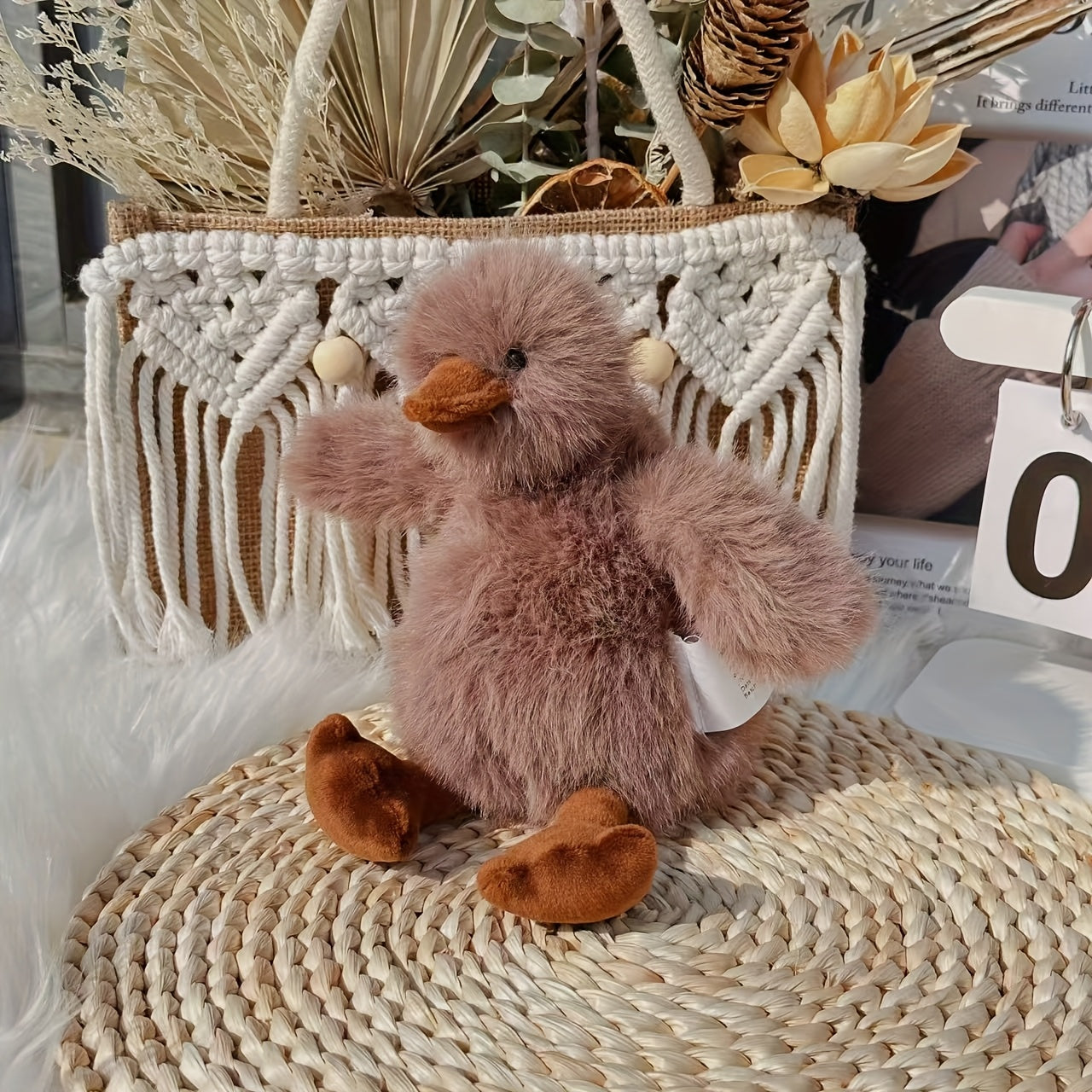 Messy Duck Plush Toy - Soft Stuffed Figure