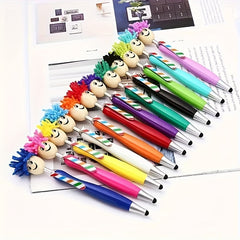 10pcs Cartoon Pen Set Green And Red Durable And Fun Plastic Material