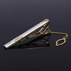 Men's Sandblasted Metal Suit Tie Clip