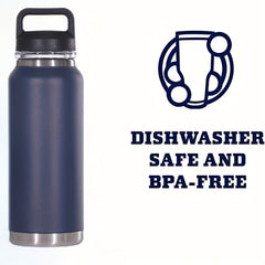 Stainless Steel Insulated Water Bottle 36oz - Thermal Cup for Hot & Cold Drinks