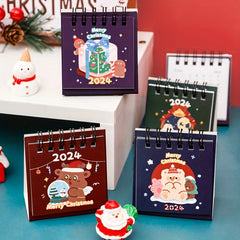 Mini Desk Calendar Student Cartoon Ornament Small Desk Calendar