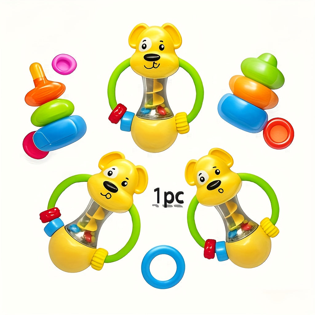 Puppy Themed Rattle Early Learning Toy for Youngsters