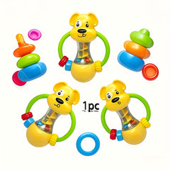 Puppy Themed Rattle Early Learning Toy for Youngsters