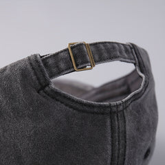 3D Embroidery Letter Baseball Cap Denim Retro Duck Tongue Cap