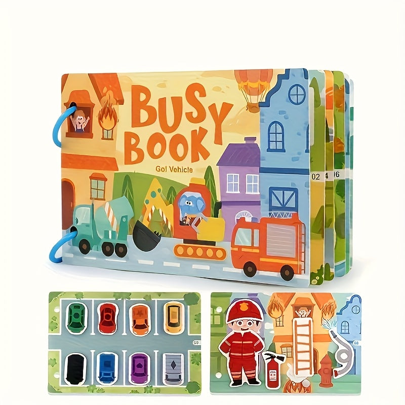 Dino & Farm Busy Book for Kids 3 Interact Quiet Activity