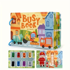 Dino & Farm Busy Book for Kids 3 Interact Quiet Activity